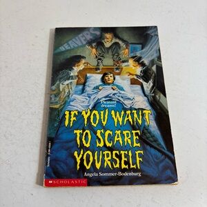 🛍️3/$30 Vtg Scholastic If you want to scare yourself kids YA teen paperback book